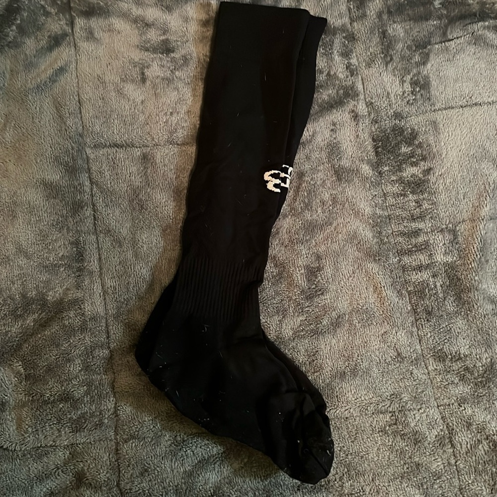 Women’s black Boombah softball socks